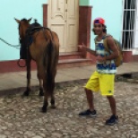 Bummin' around on the streets of Trindad, Cuba